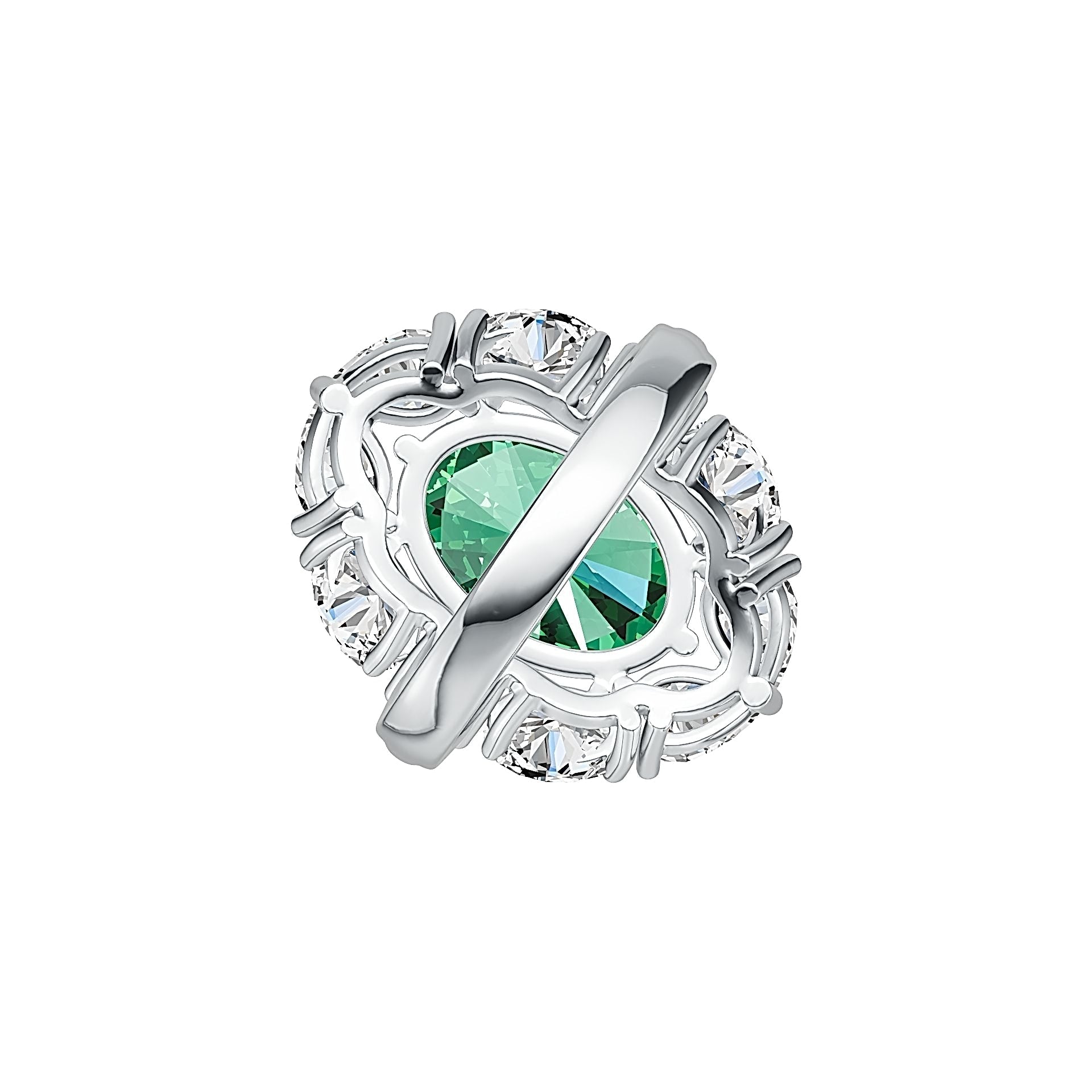 Sterling Silver Semi Mount Ring Setting Oval OV 14X10mm DHJ