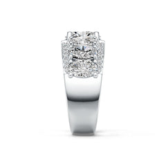 Sterling Silver Semi Mount Ring Setting Oval OV 8X6mm OV 6X4mm DHJ