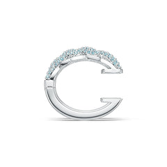 Sterling Silver Semi Mount Earrings Setting Round RD 1.2mm DHJ
