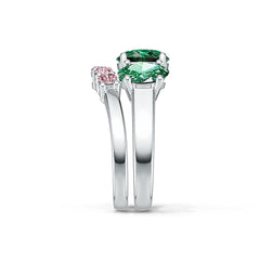 Sterling Silver Semi Mount Ring Setting OV 8X6MM OV 8X8MM Syzjewelry