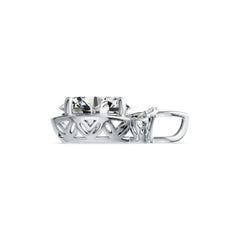 Sterling Silver Semi Mount Pendant Setting Oval OV 10X8mm DHJ