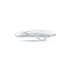 Sterling Silver Semi Mount Pendant Setting Round RD 1.7mm Fish Pendant DHJ