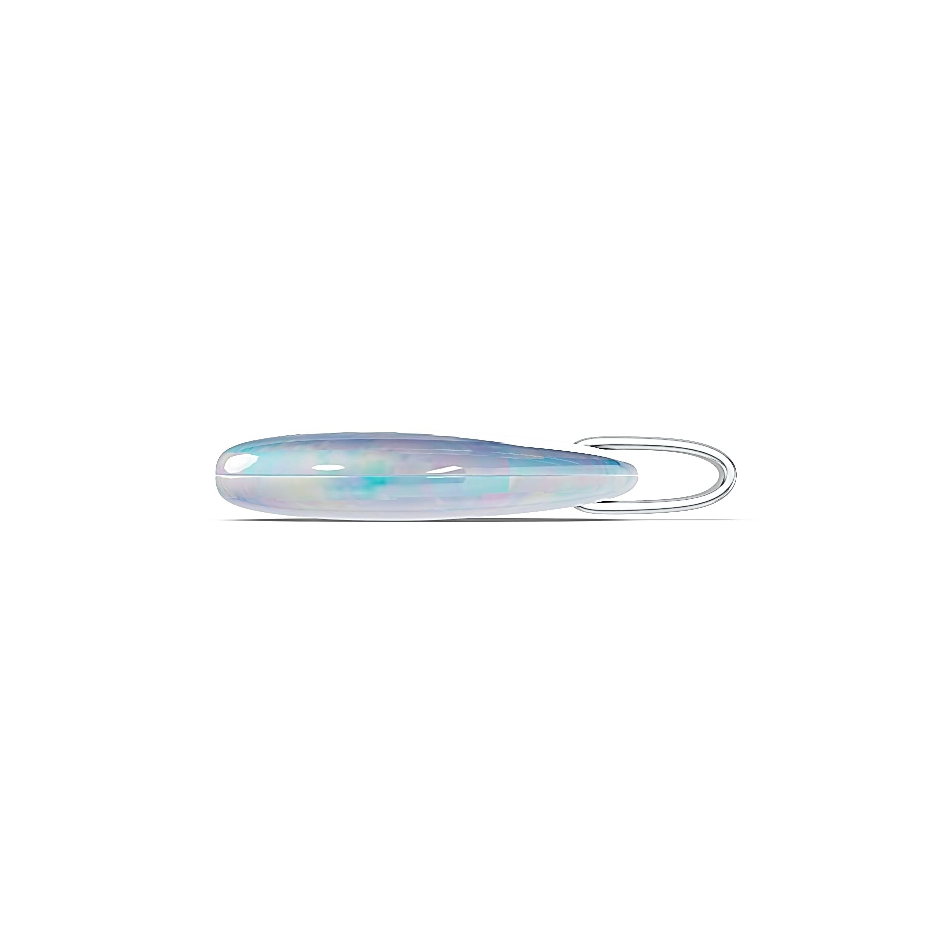 Sterling Silver Semi Mount Pendant Setting Round RD 36x36mm DHJ