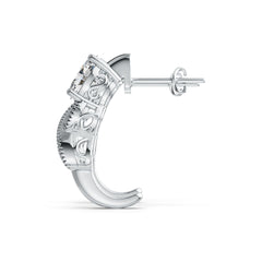 Sterling Silver Semi Mount Earrings Setting Oval OV 9X7mm DHJ