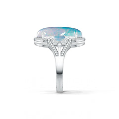 Sterling Silver Semi Mount Ring Setting Oval OV 21X12mm DHJ