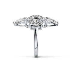 Sterling Silver Semi Mount Ring Setting Marquise MQ 9x4.5mm PE 9x6mm OV 8x6mm Syzjewelry