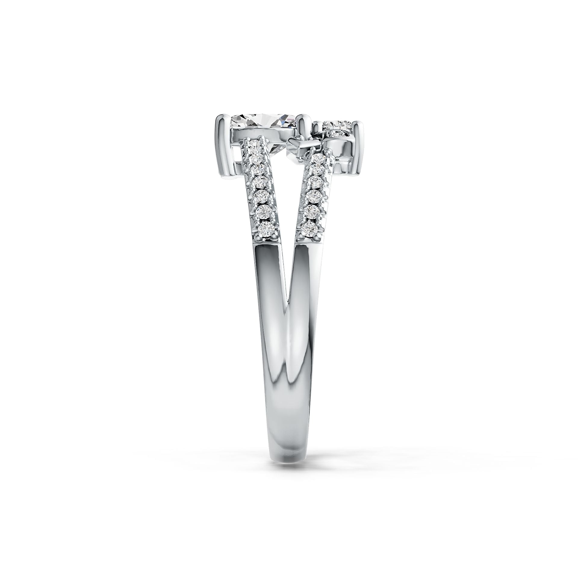 Sterling Silver Semi Mount Ring Setting Oval OV 7X5mm DHJ