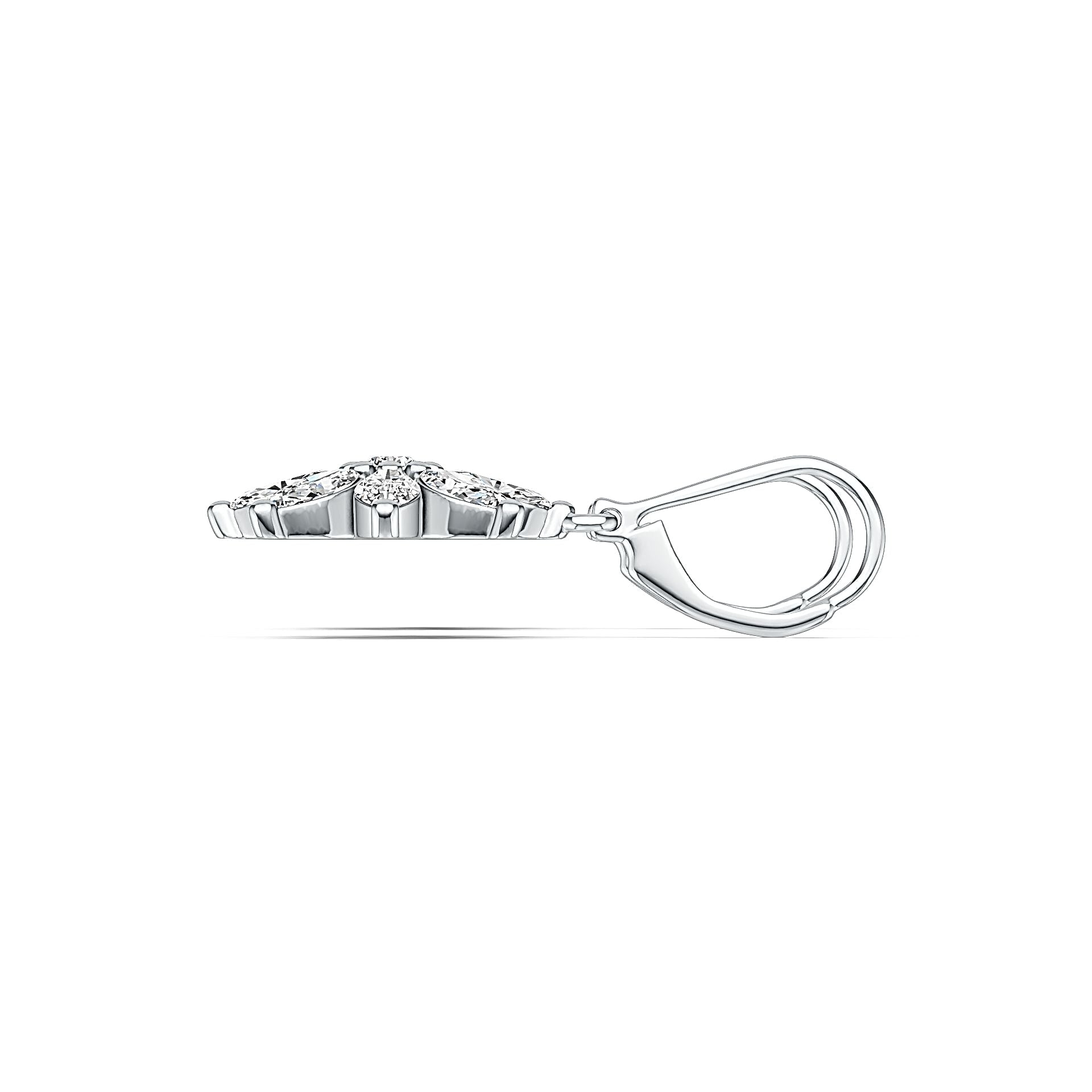 Sterling Silver Semi Mount Earrings Setting Marquise MQ 6X3mm DHJ