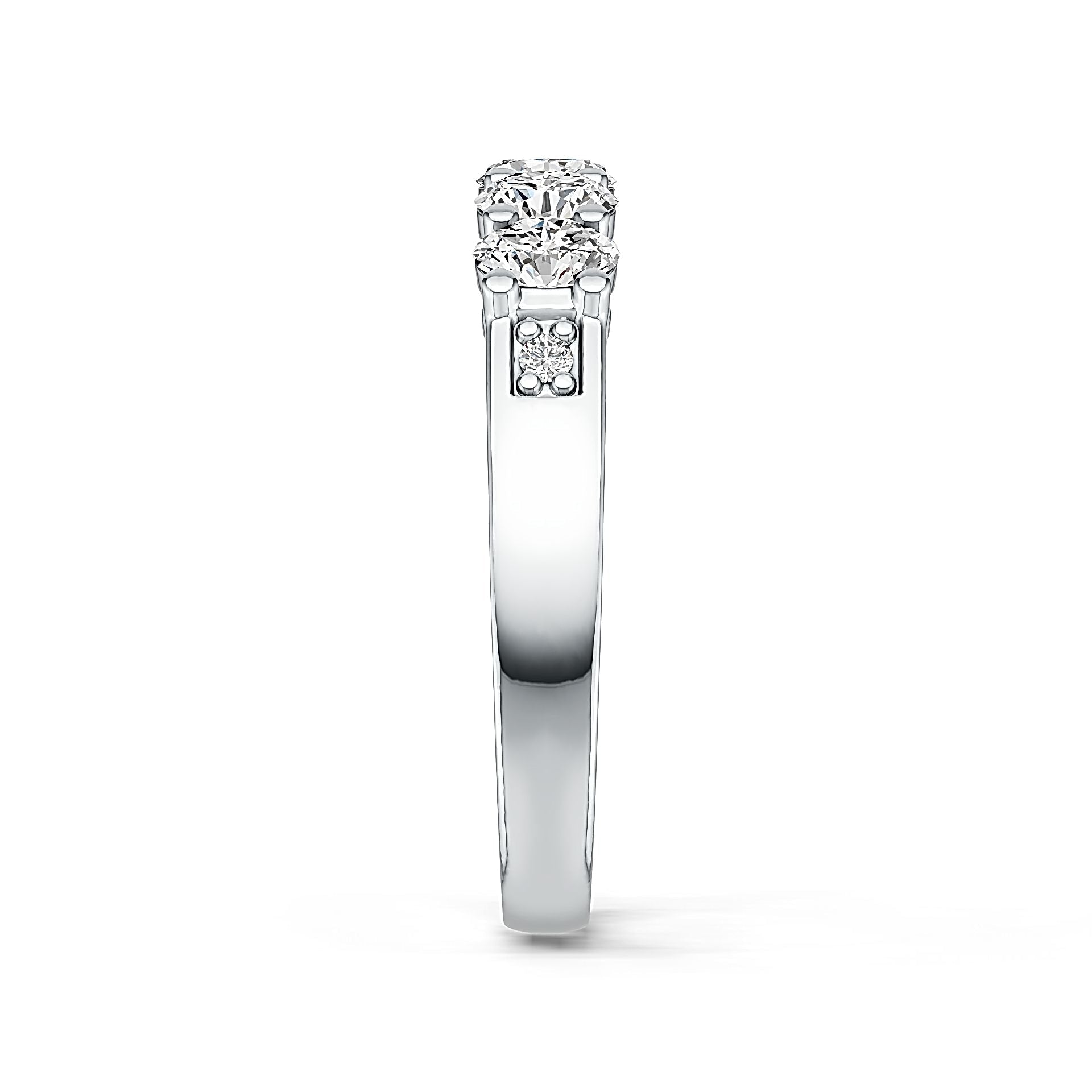 Sterling Silver Semi Mount Ring Setting Oval OV 4X3mm DHJ
