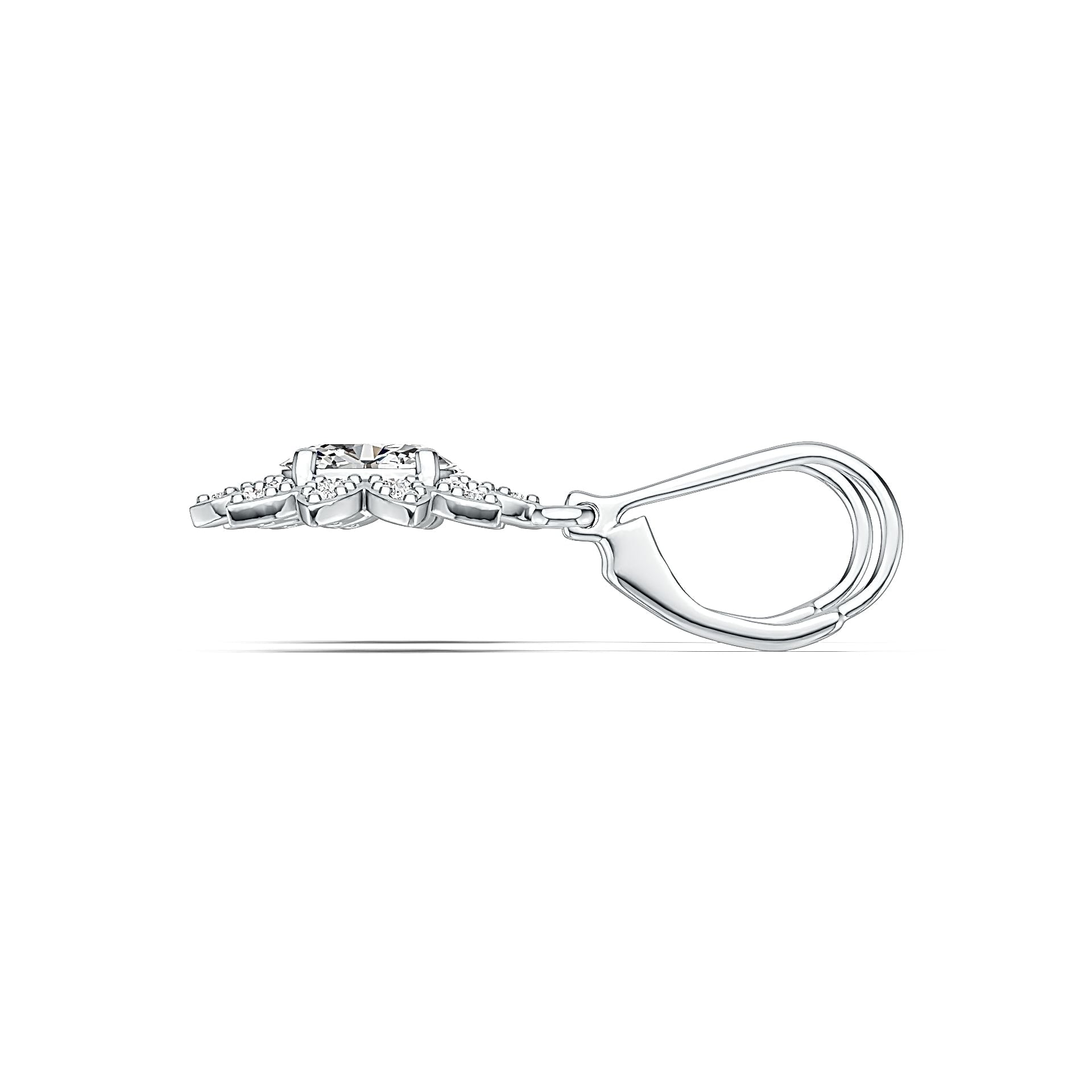 Sterling Silver Semi Mount Earrings Setting Oval OV 7x5mm DHJ