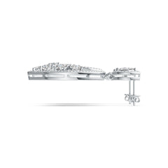 Sterling Silver Semi Mount Earrings Setting Marquise MQ 6X3mm OV 4X3mm DHJ