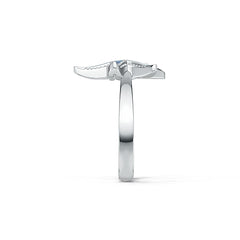 Sterling Silver Semi Mount Ring Setting Starfish Ring DHJ