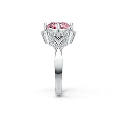 Sterling Silver Semi Mount Ring Setting Round RD 10x10mm Halo Split Shank Syzjewelry
