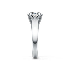 Sterling Silver Semi Mount Ring Setting Round RD 6x6mm DHJ