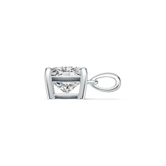Sterling Silver Semi Mount Pendant Setting Cushion CU 8X8mm DHJ