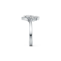Sterling Silver Semi Mount Ring Setting PE 6X4mm DHJ