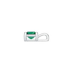 Sterling Silver Semi Mount Pendant Setting Princess SQ 5x5mm DHJ