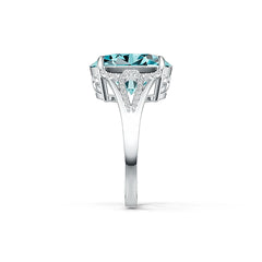 Sterling Silver Semi Mount Ring Setting Oval OV 16X12mm Solitaire DHJ
