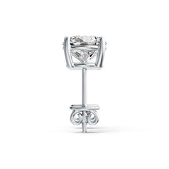Sterling Silver Semi Mount Earrings Setting Round RD 6.5mm DHJ