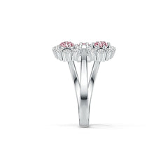 Sterling Silver Semi Mount Ring Setting Round RD 4x4mm DHJ