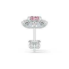 Sterling Silver Semi Mount Earrings Setting Cushion CU 6X6mm Stud Syzjewelry