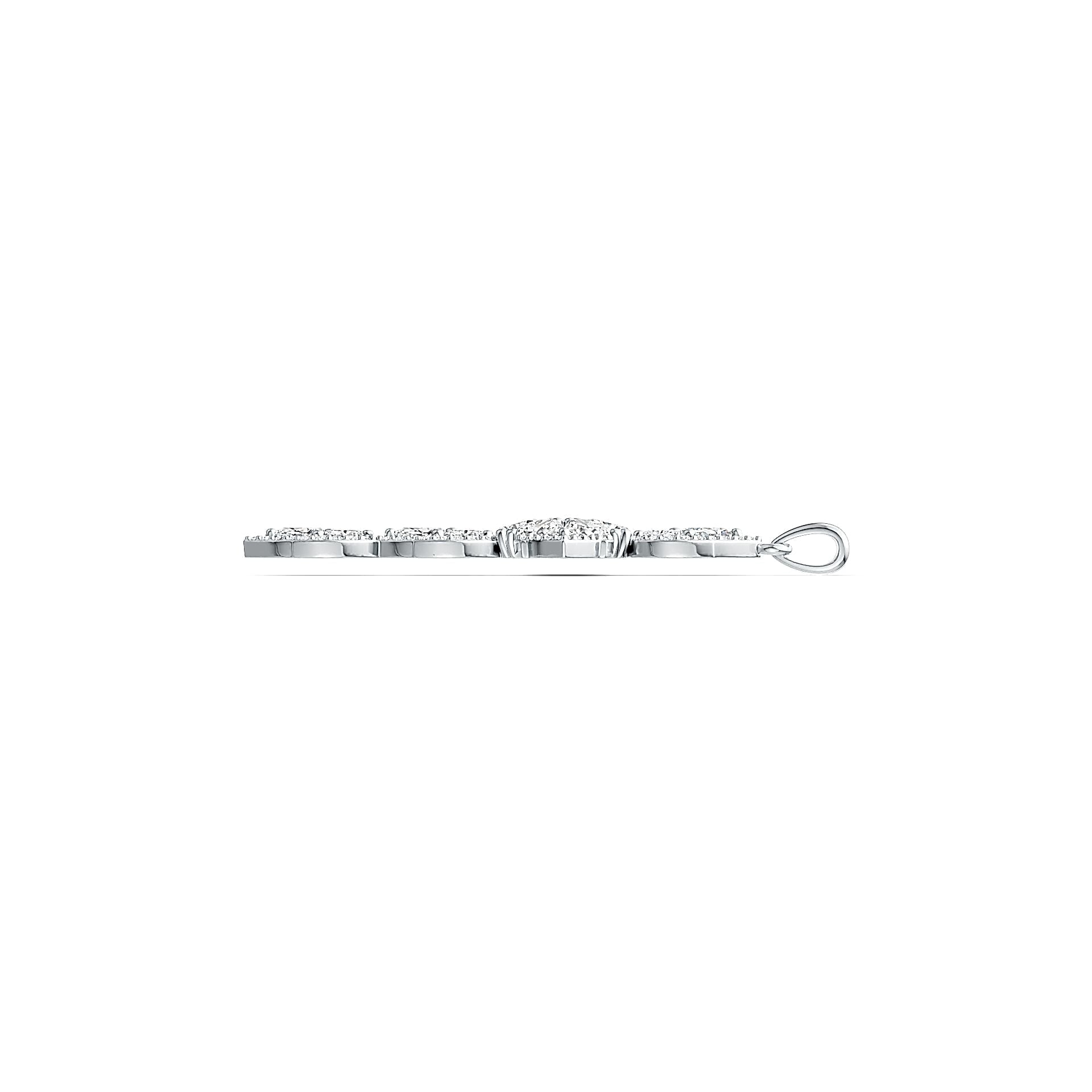 Sterling Silver Semi Mount Pendant Setting Pear PE 5X4mm PE 5X3mm MQ 4X2mm - Syzjewelry