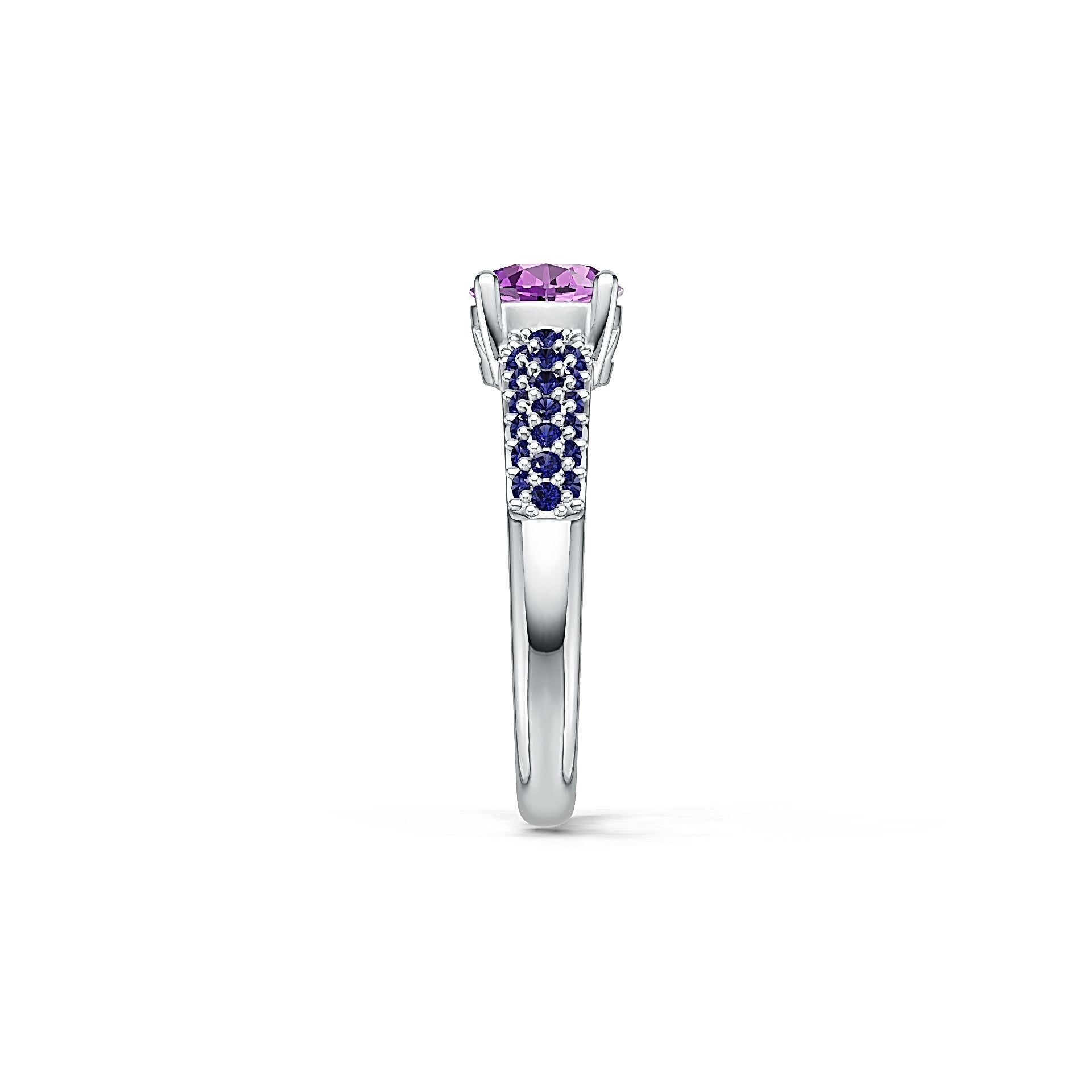 Sterling Silver Semi Mount Ring Setting RD 6.6x6.6mm Solitaire Engagement Syzjewelry