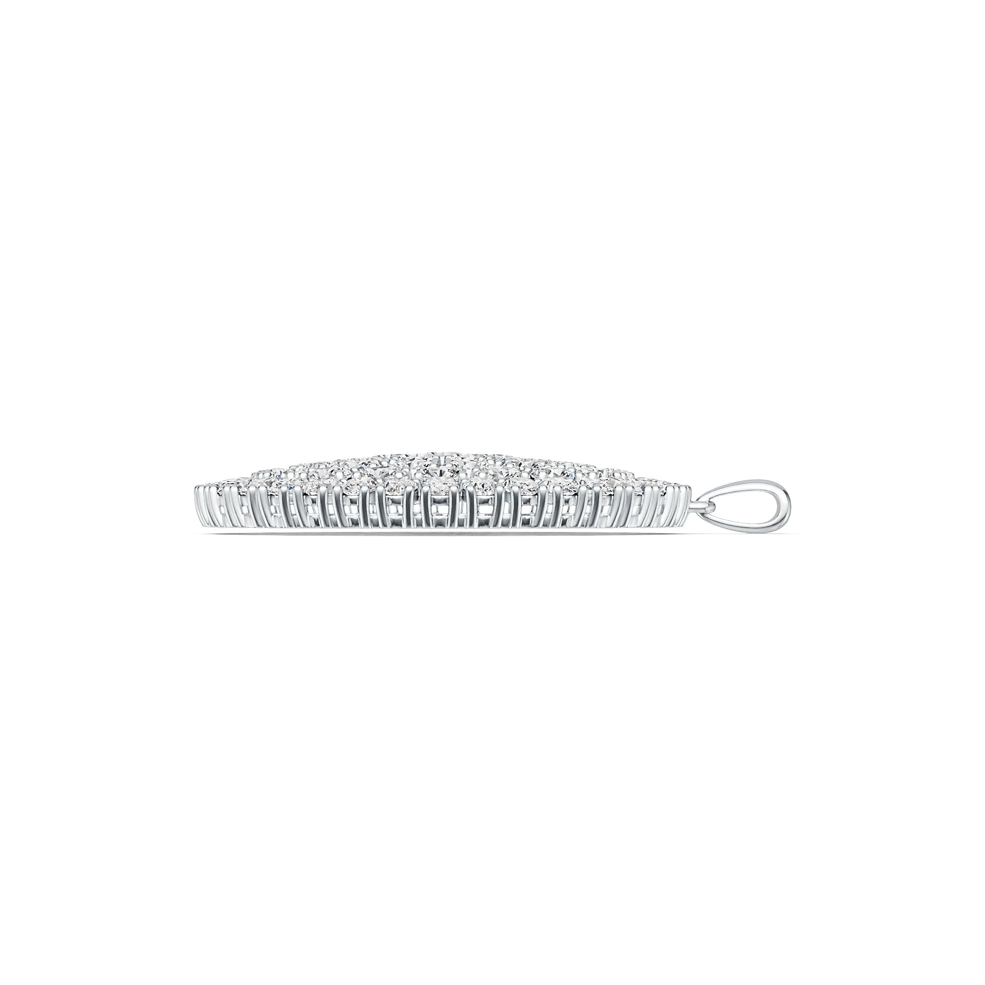 Sterling Silver Semi Mount Pendant Setting Oval OV 4X3mm DHJ