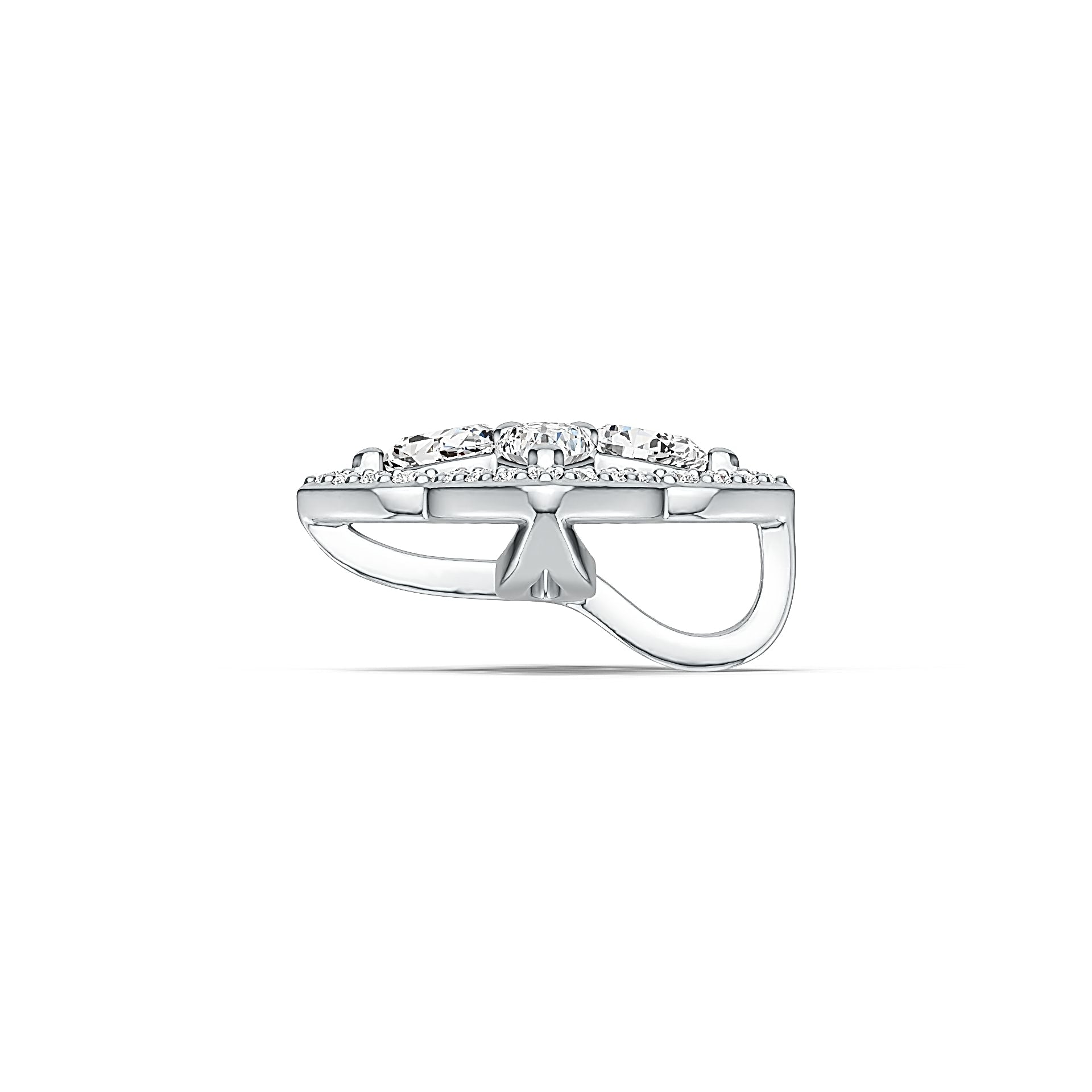 Sterling Silver Semi Mount Pendant Setting Pear PE 4X3mm Syzjewelry