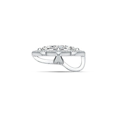 Sterling Silver Semi Mount Pendant Setting Pear PE 4X3mm Syzjewelry