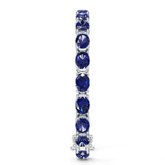 Sterling Silver Tennis Moissanite Bracelet Oval OV 8X6mm