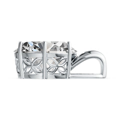 Sterling Silver Semi Mount Pendant Setting Oval OV 16X12mm DHJ