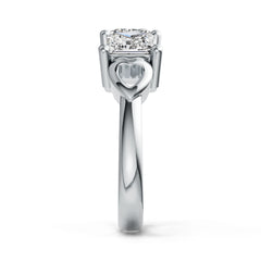 Sterling Silver Semi Mount Ring Setting Princess SQ 5.5X5.5mm DHJ