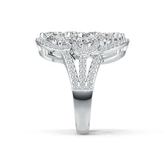 Sterling Silver Semi Mount Ring Setting Oval OV 5X4mm DHJ
