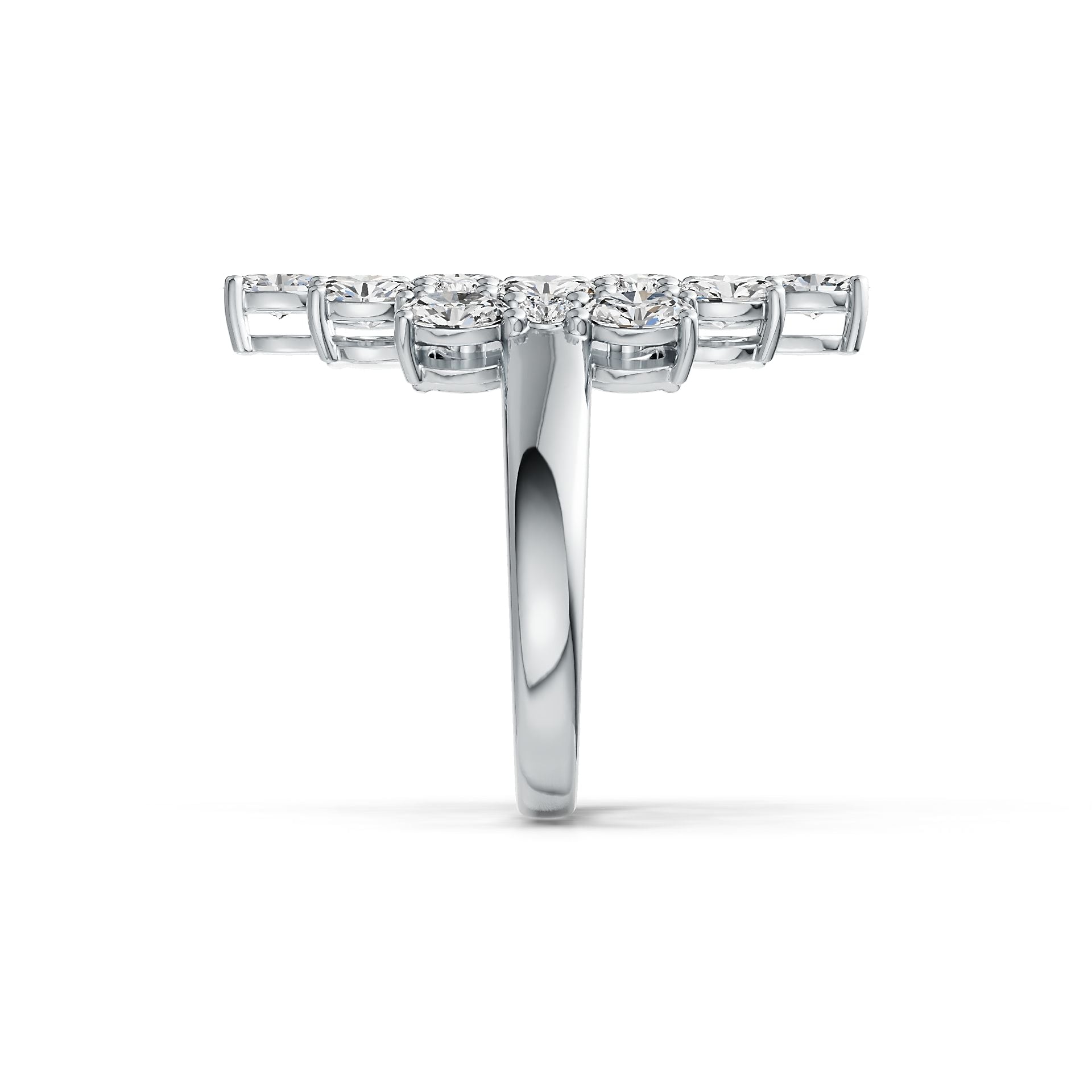 Sterling Silver Semi Mount Ring Setting Oval OV 5x3mm DHJ