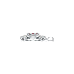 Sterling Silver Semi Mount Pendant Setting Oval OV 8X6mm OV 7X5mm DHJ