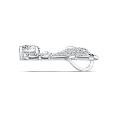 Sterling Silver Semi Mount Pendant Setting Round RD 8x8mm DHJ