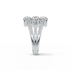 Sterling Silver Semi Mount Ring Setting Oval OV 7X5mm DHJ