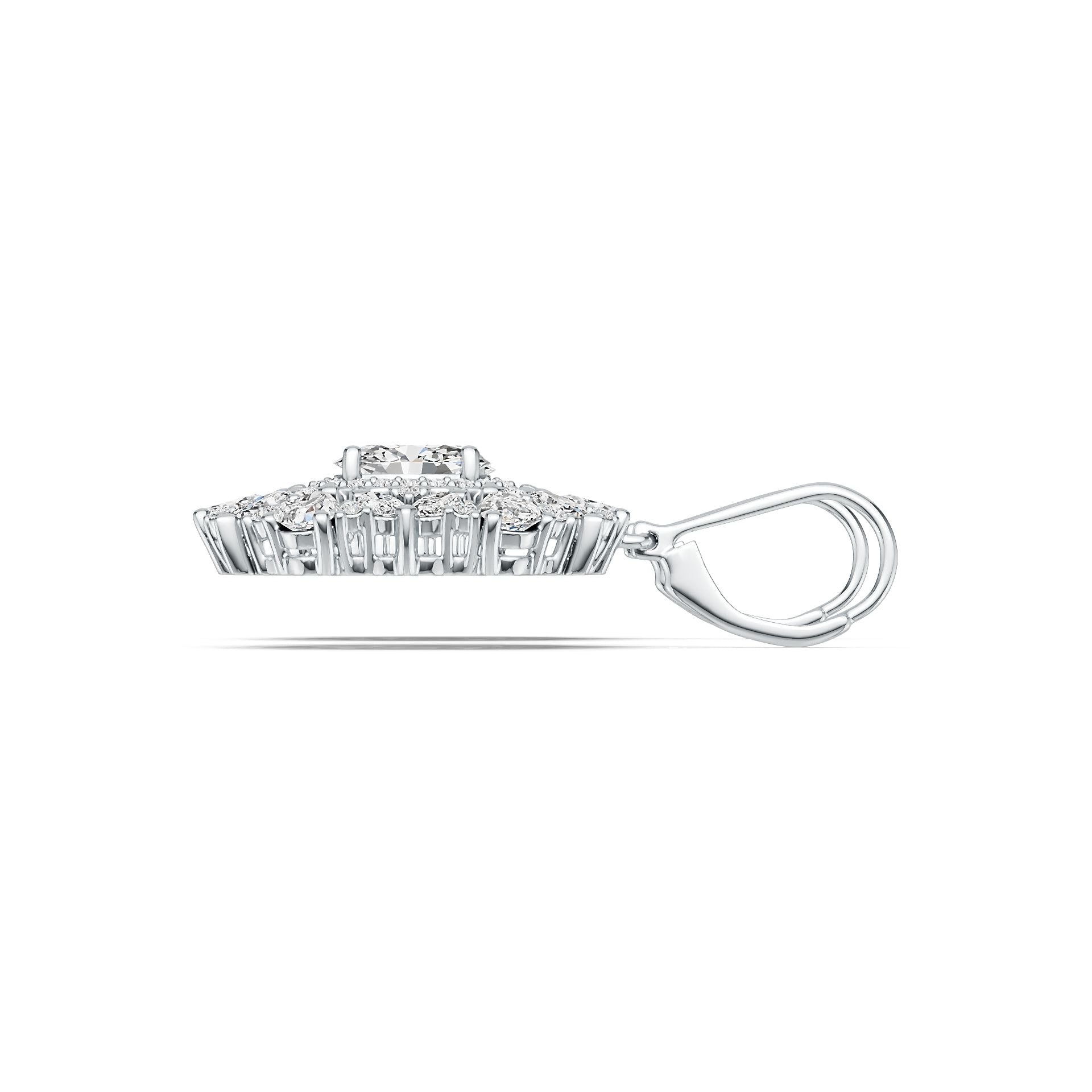 Sterling Silver Semi Mount Earrings Setting Oval OV 8X6mm MQ 4X2mm MQ 5X2.5mm PE 4X3mm DHJ