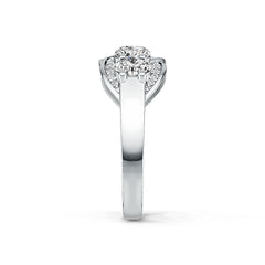 Sterling Silver Semi Mount Ring Setting Oval OV 5X4mm DHJ