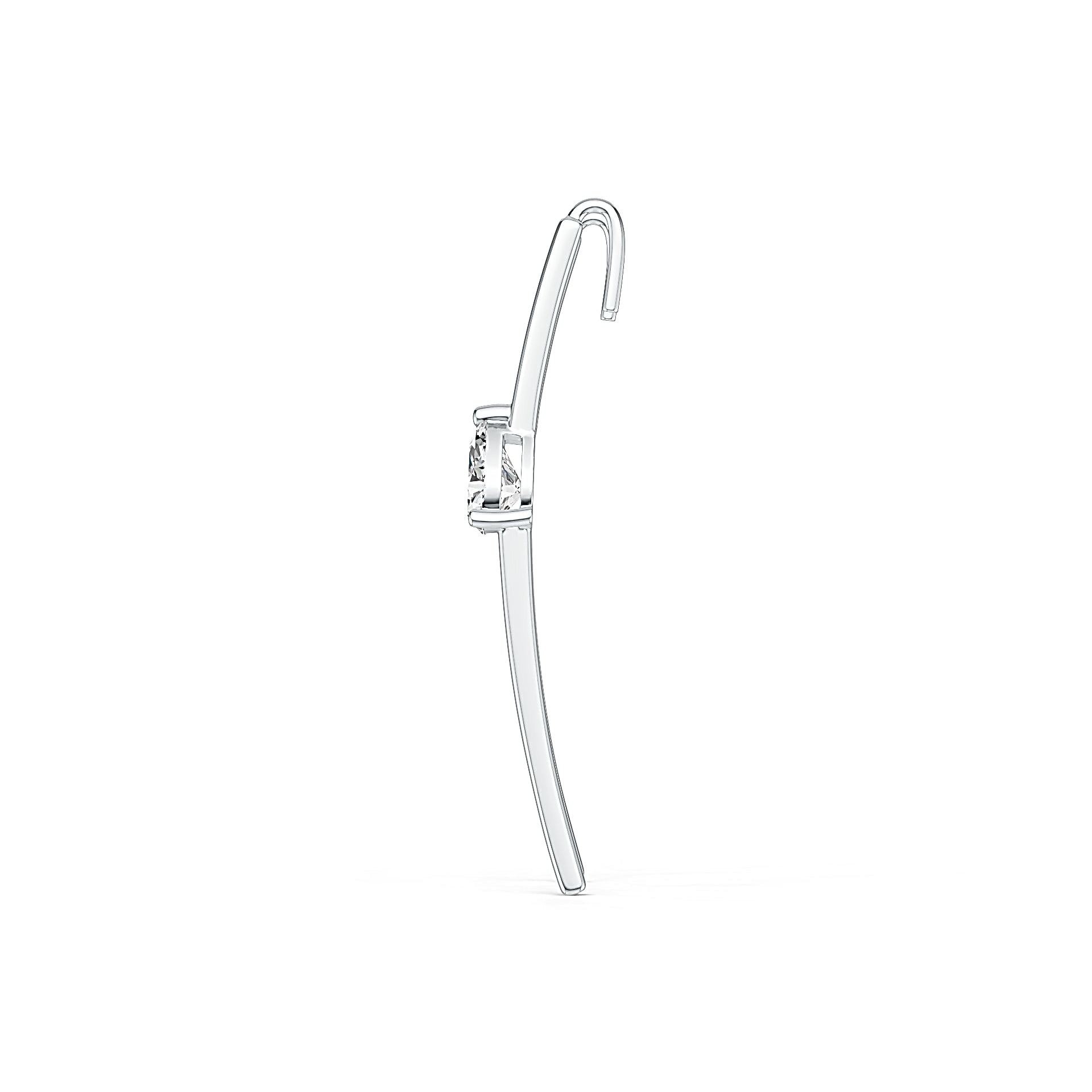 Sterling Silver Semi Mount Earrings Setting Pear PE 8X6mm - Syzjewelry