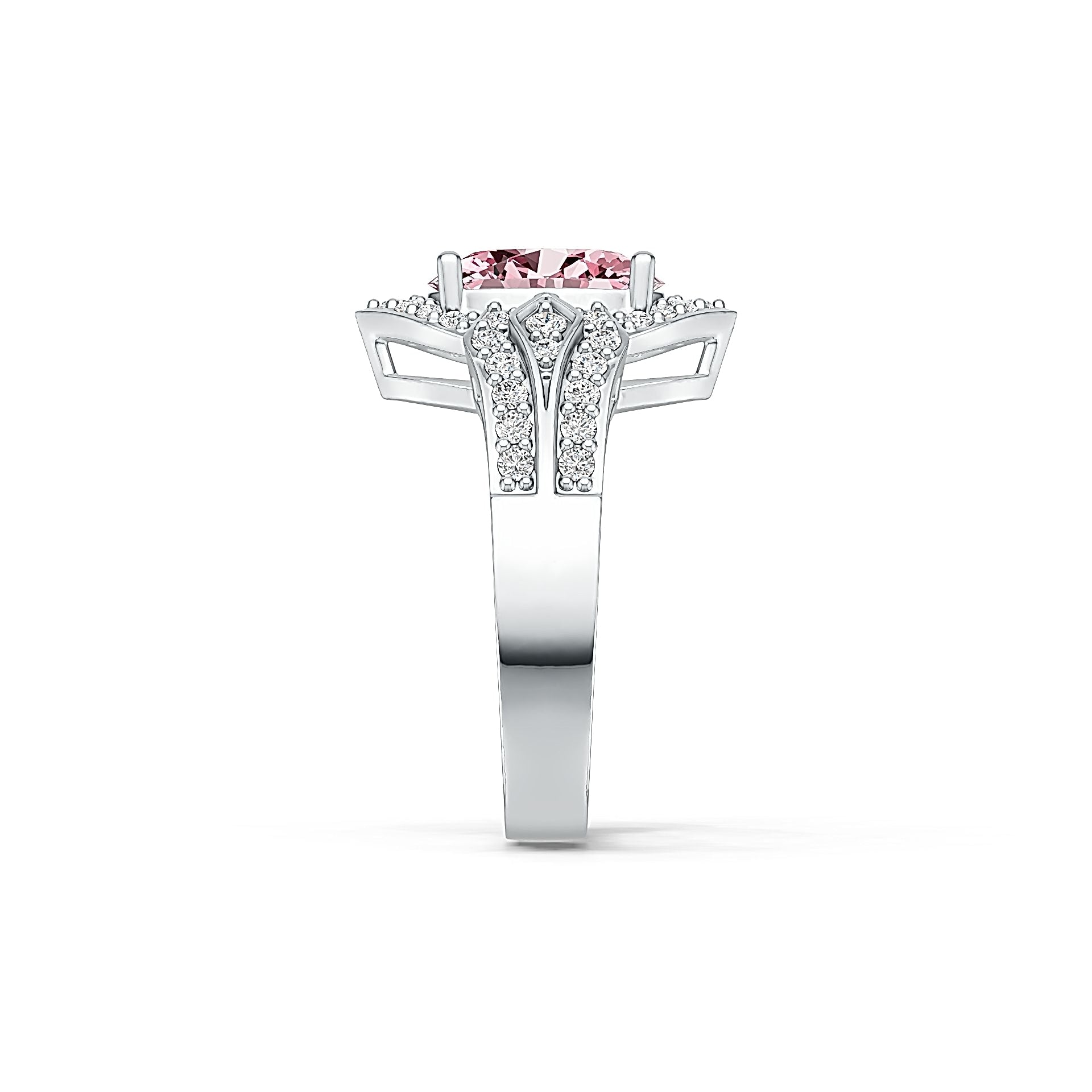 Sterling Silver Semi Mount Ring Setting Oval OV 10X8mm DHJ