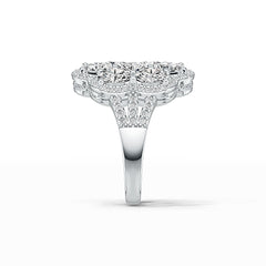 Sterling Silver Semi Mount Ring Setting Oval OV 6X4mm DHJ