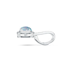 Sterling Silver Semi Mount Earrings Setting Oval OV 8X6mm DHJ