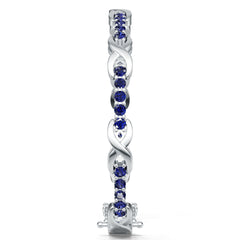 Sterling Silver Semi Mount Bracelet Setting Round RD 3x3mm DHJ