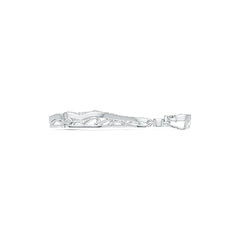 Sterling Silver Semi Mount Pendant Setting Oval OV 6X4mm DHJ