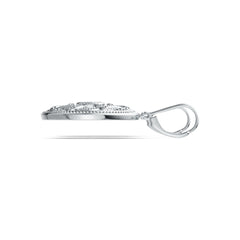 Sterling Silver Semi Mount Earrings Setting Round RD 6x6mm DHJ