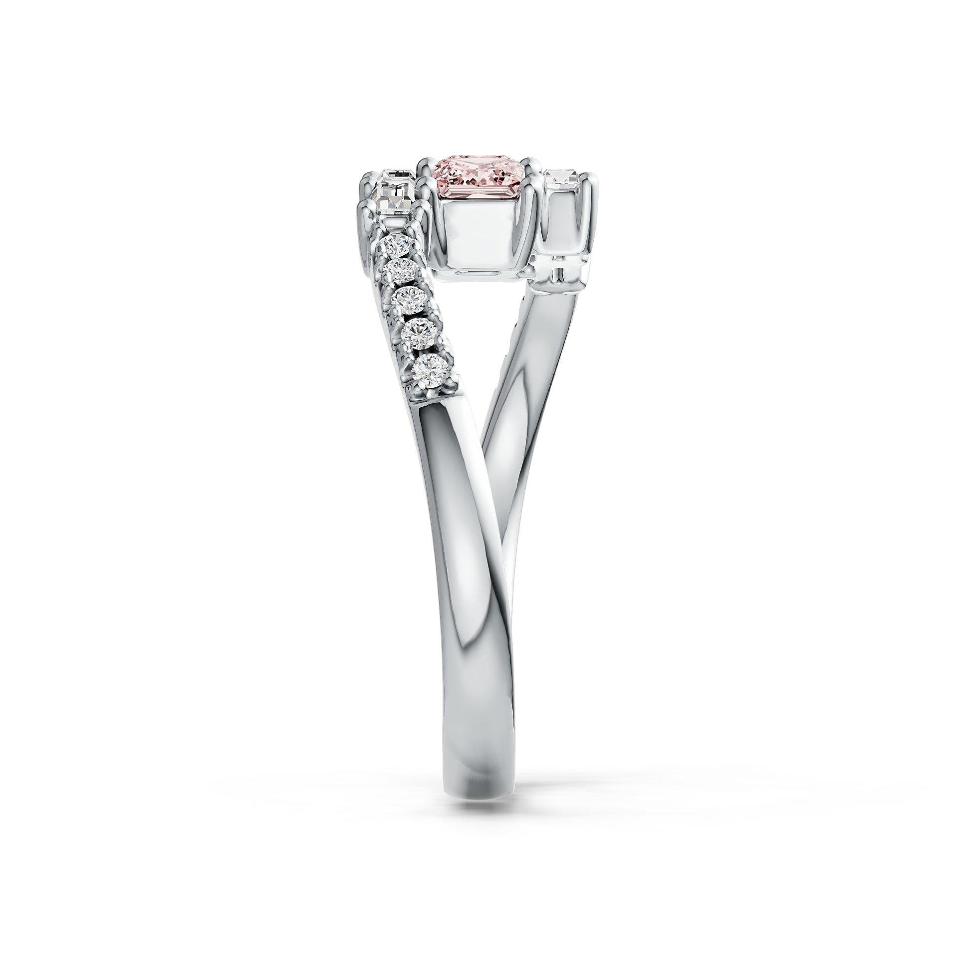 Sterling Silver Semi Mount Ring Setting Princess SQ 3X3mm Syzjewelry