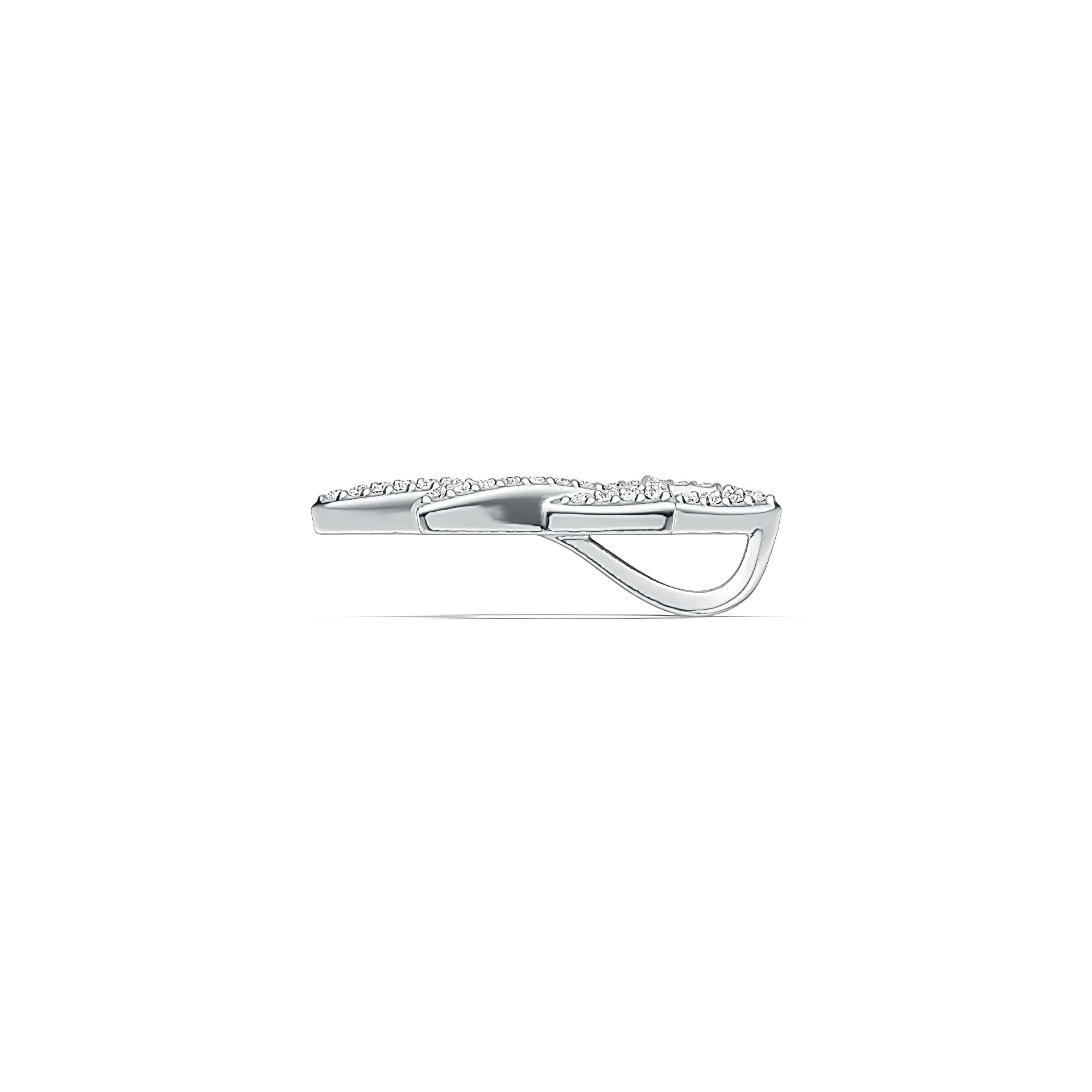 Sterling Silver Semi Mount Pendant Setting Round RD 1.0mm DHJ