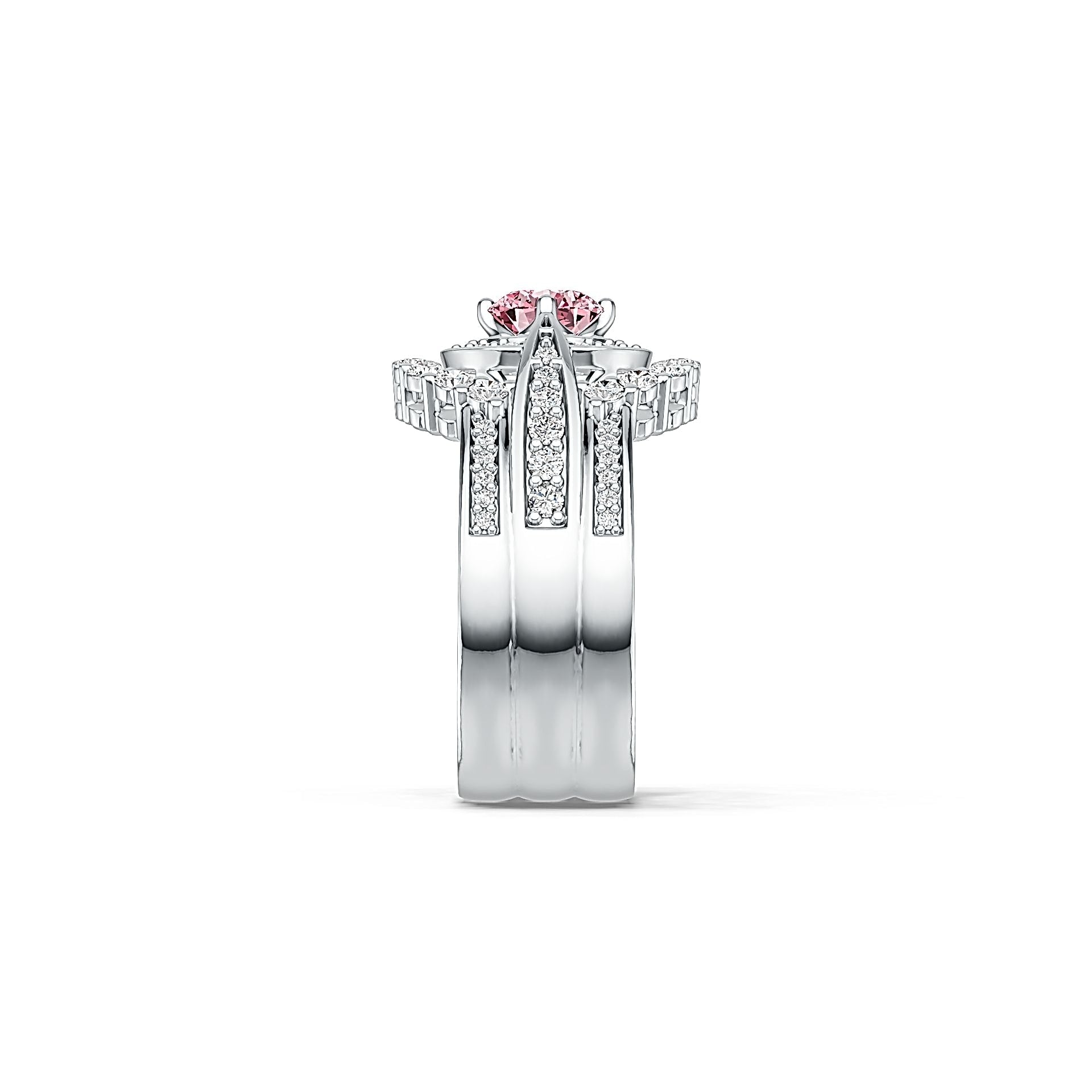 Sterling Silver Semi Mount Ring Setting Round RD 6x6mm DHJ